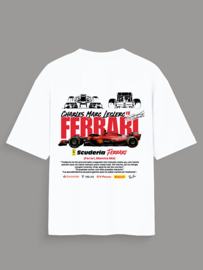 Charles Leclerc × Ferrari Tribute T-Shirt | Scuderia 16 Edition
