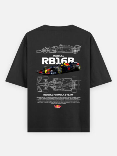 Red Bull RB16B F1 Blueprint Oversized Tee – Motorsport Heritage Edition