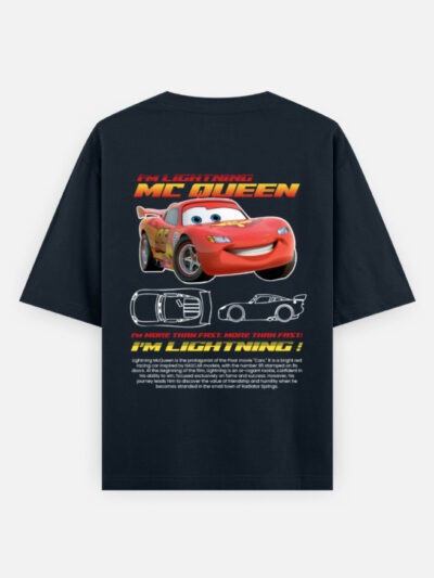 I’m Lightning McQueen Tee – Pixar Cars Oversized T-Shirt