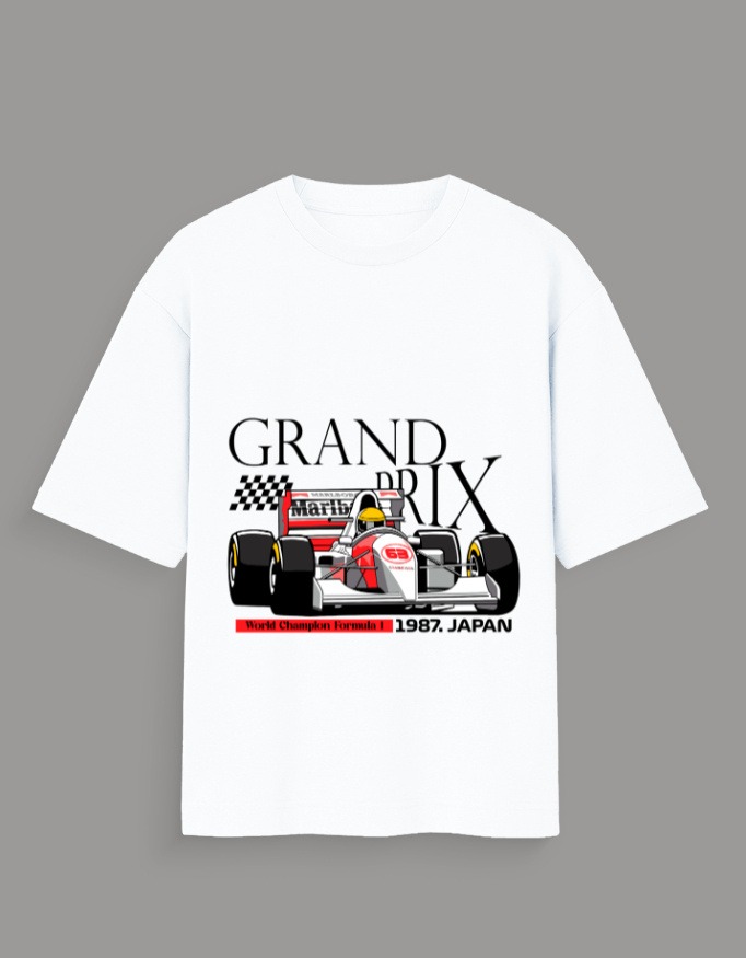 Retro Japan GP 1987 T-Shirt | World Champion Tribute Tee - Image 2