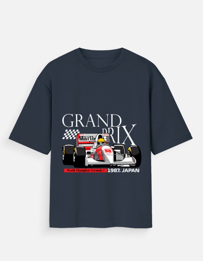 Retro Japan GP 1987 T-Shirt | World Champion Tribute Tee - Image 3