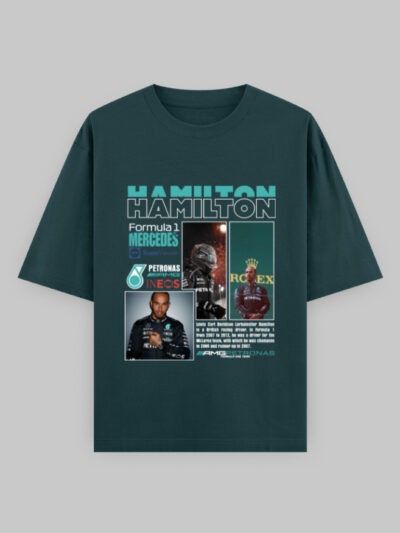 Lewis Hamilton Tee – 7-Time World Champion Tribute (Mercedes Edition)
