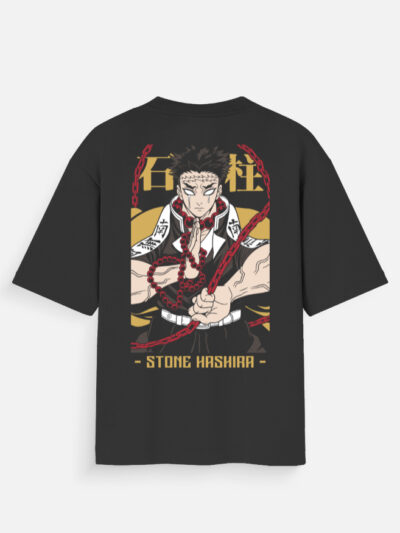 Unshakable Strength – Stone Hashira Gyomei Graphic Tee | Unisex Oversized Standard T-Shirt