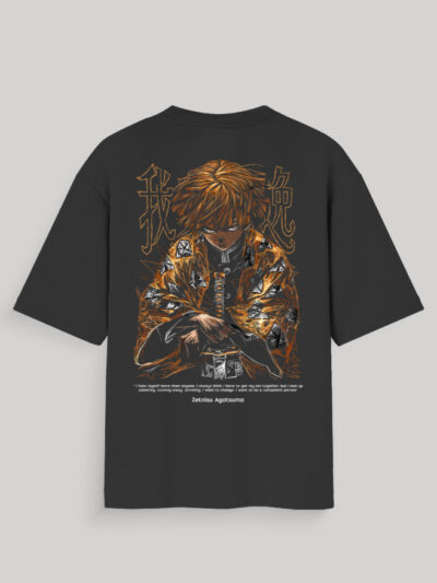 Zenitsu Agatsuma – Thunder Breathing Anime Tee | Unisex Oversized Standard T-Shirt