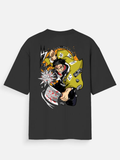 Stone Breathing – Gyomei Himejima Graphic Tee | Unisex Oversized Standard T-Shirt