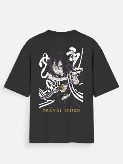 Serpent Breathing – Obanai Iguro Graphic Tee | Unisex Oversized Standard T-Shirt
