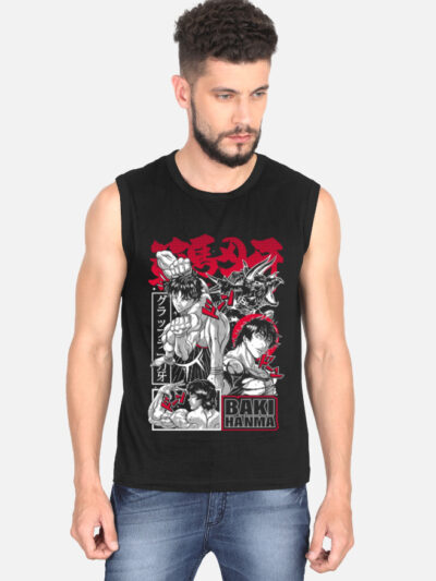 Baki Hanma Sleeveless Tank – Anime Fight Mode