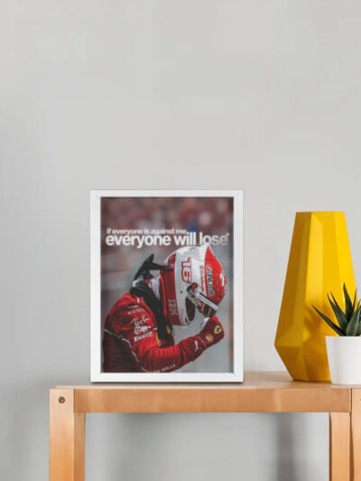 Charles Leclerc Ferrari F1 Framed Poster